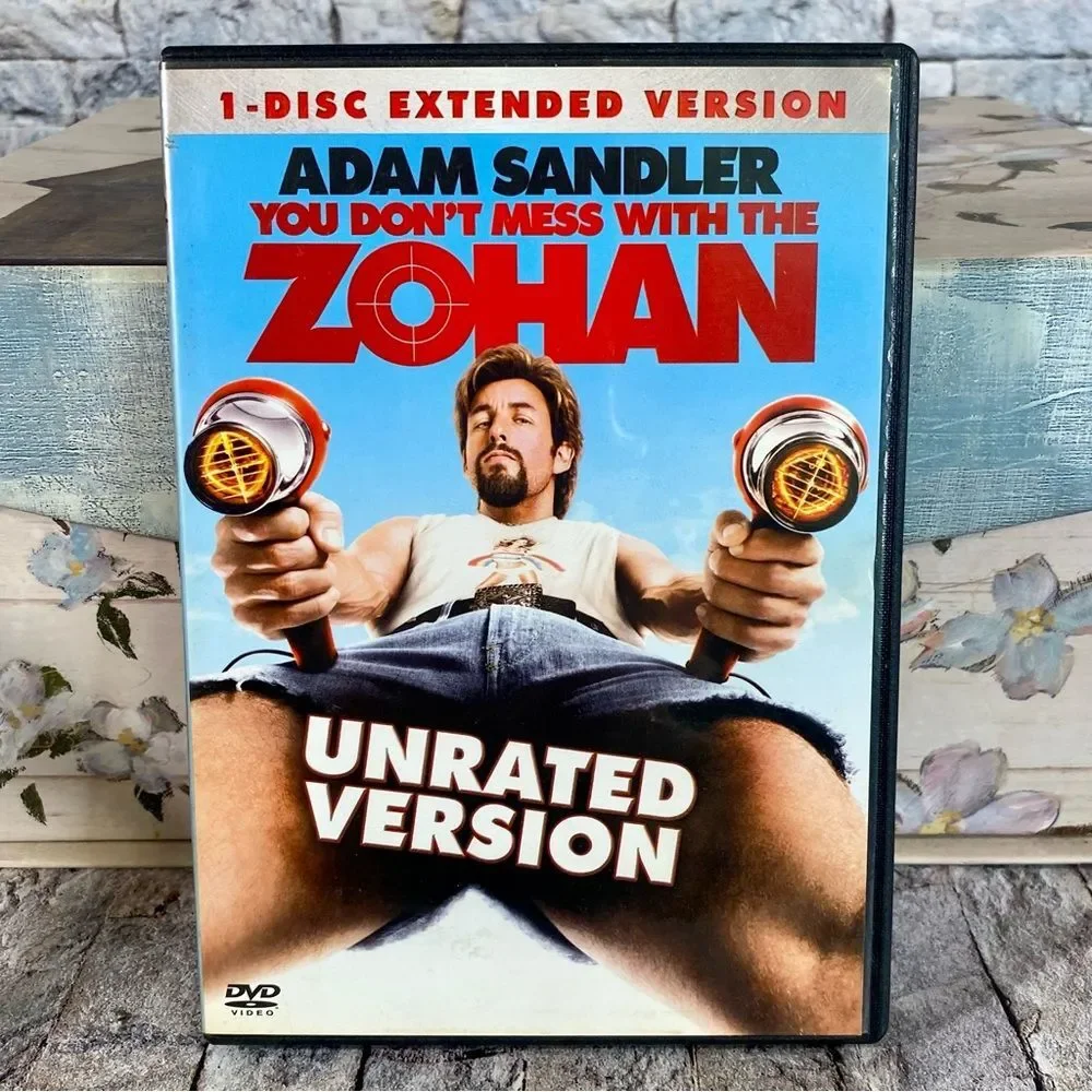 You Don't Mess With the Zohan Adam Sandler Sony Pictures DVD Comedy Unrated